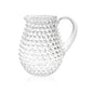 A TABLE Carafe transparent cristal de Bohême à gouttes 1.750L