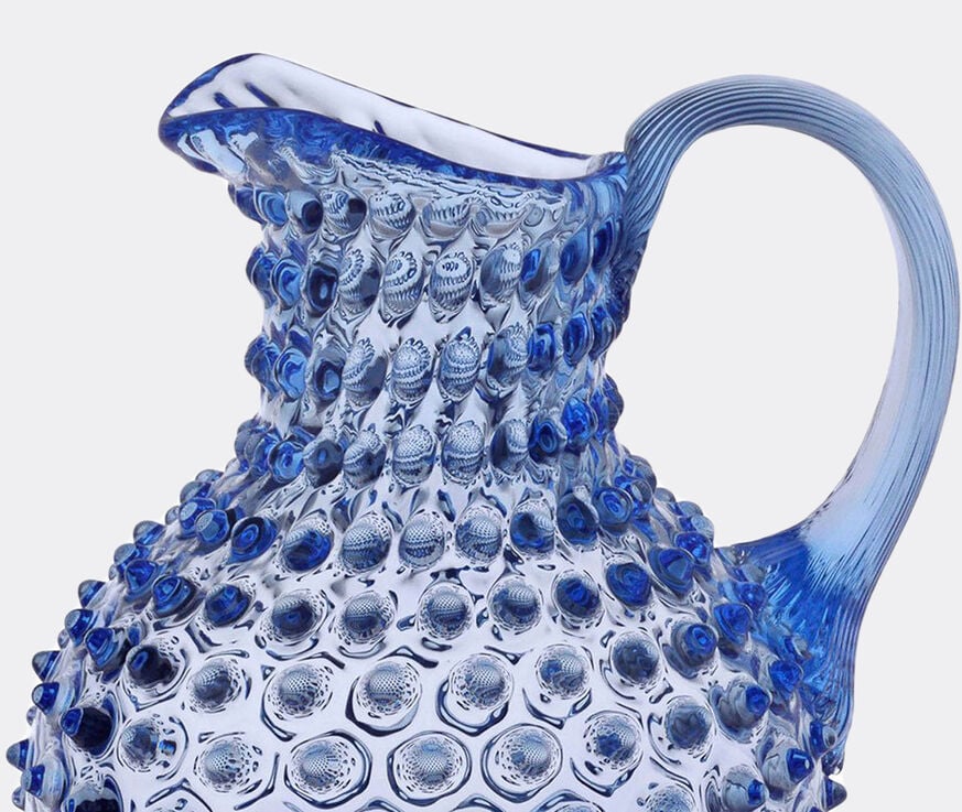 A TABLE Carafe cristal de Bohême  bleu clair 2L