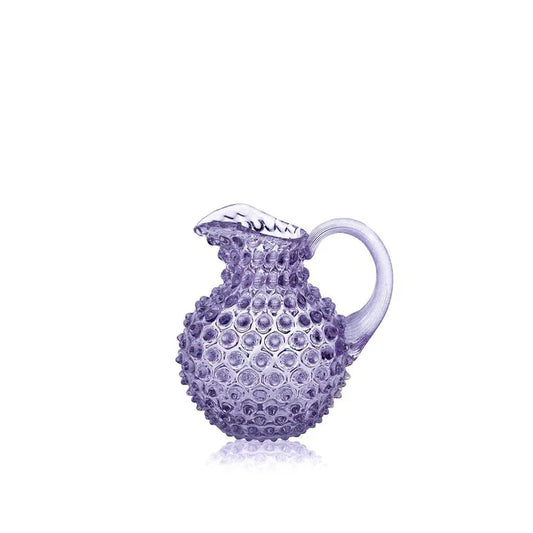 A TABLE Carafe cristal de Bohême Lavande pointe diamant
