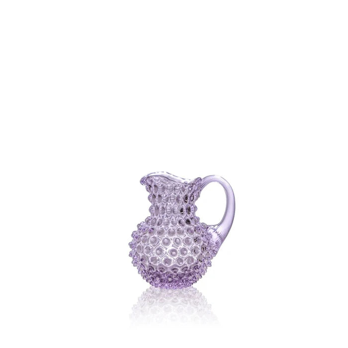 A TABLE Carafe cristal de Bohême LAVANDE pointe diamant