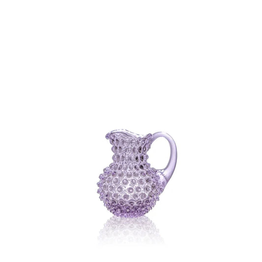 A TABLE Carafe cristal de Bohême LAVANDE pointe diamant