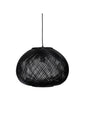 LUMINAIRE Suspension  LYNN S en bambou noir