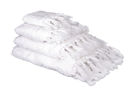 SALLE DE BAIN Serviette HAMMAM Blanc L en coton