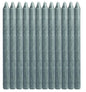 BOUGIES ET PARFUMS Bougie de table gris 2x30