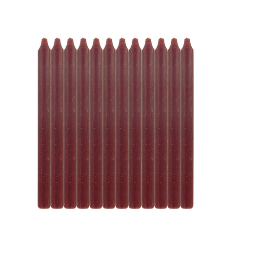 BOUGIES ET PARFUMS Bougie de table Rouge 2x30