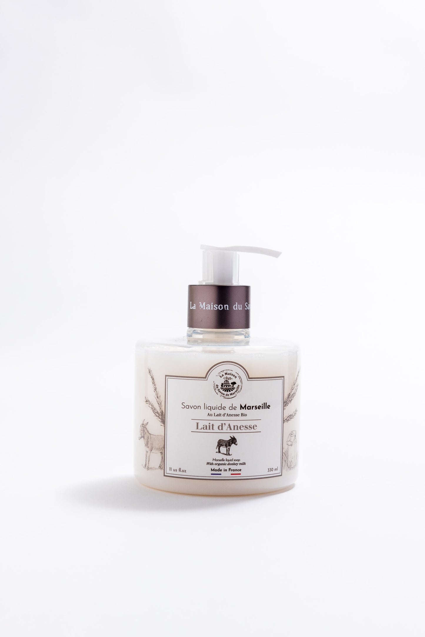 Savon liquide de Marseille 330ml Lait d'Anesse