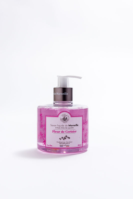SALLE DE BAIN Savon liquide de Marseille 330ml Fleur de cerisier