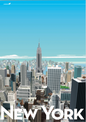Illustration NEW YORK MONSIEUR Z  40X50