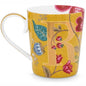 A TABLE Mug ALPHABET -R Jaune en porcelaine