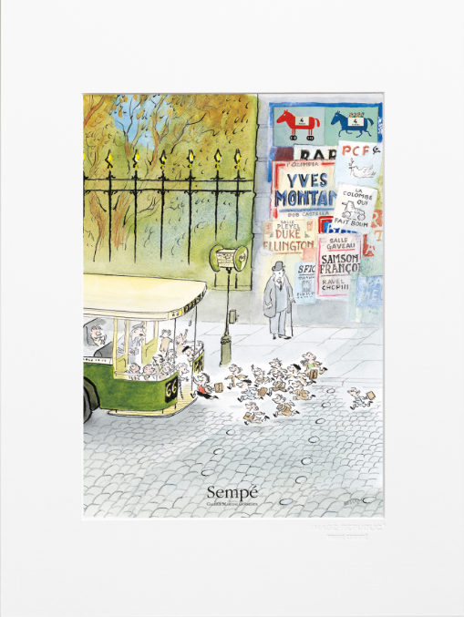 Illustration PLUIE SEMPE 30X40