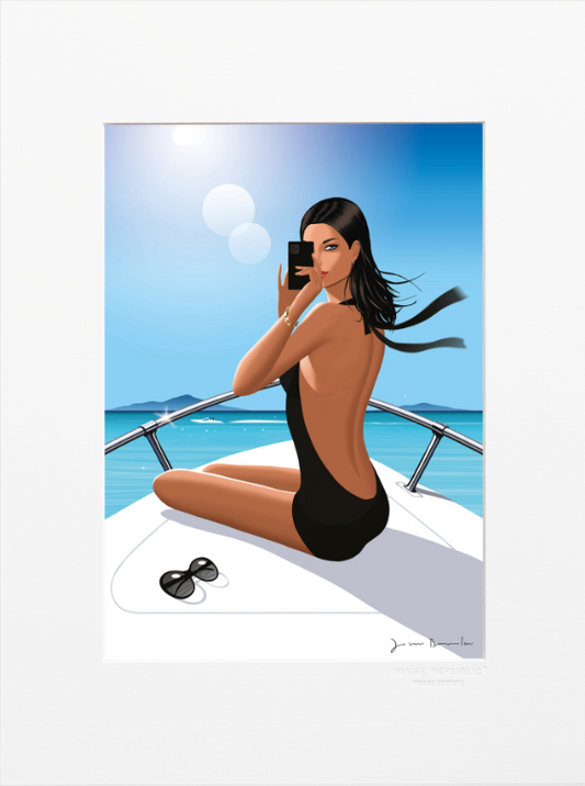 DECORATION Murale illustration SMARTPHONE JASON BROOKS  30X40