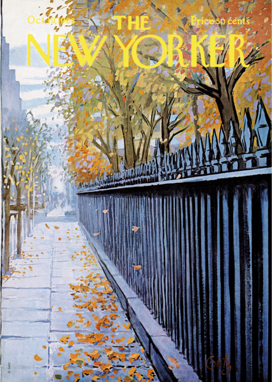 DECORATION Murale illustration  77 AUTUMN GETZ 40X50