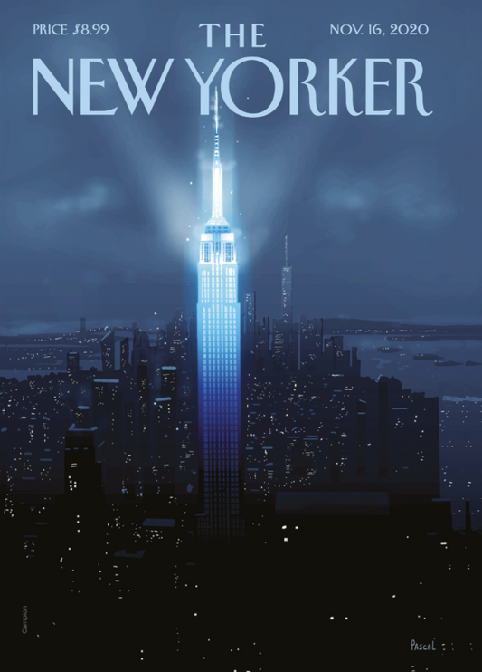 DECORATION Murale illustration CAMPION 220 NOVEMBER 16 2020 THE NEWYORKER 40X50