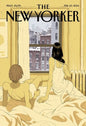 DECORATION Murale illustration THE NEWYORKER 163 HANUKA PERFECT STORM  40X50