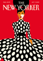 DECORATION Murale illustration THE NEWYORKER 191 SWEEPING INTO THE FALL FAVRE  40X50