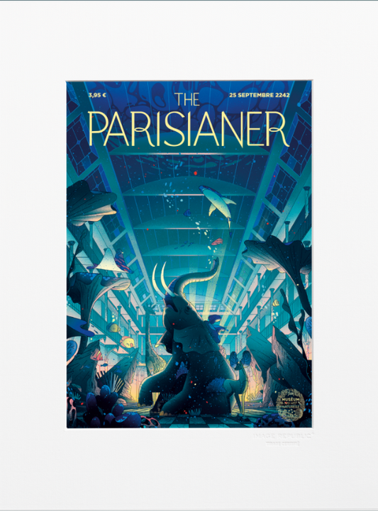 Illustration CDM CRUSHIFORM THE PARISIANER 30X40