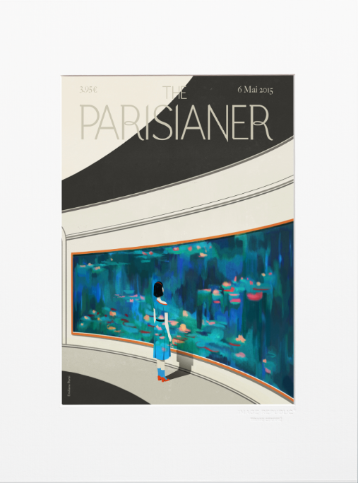 Illustration PONZI THE PARISIANER 30X40