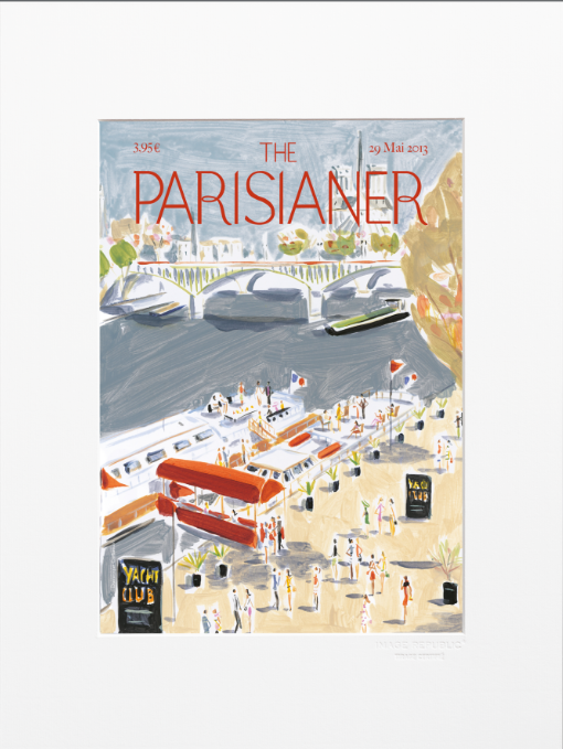 Illustration CORBASSON THE PARISIANER 30X40