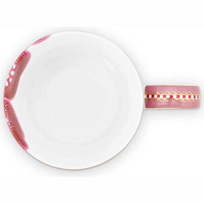 A TABLE Mug ALPHABET -Y Rose en porcelaine