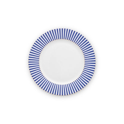 A TABLE  Assiette plate ROYAL STRIPES en porcelaine 26.5cm