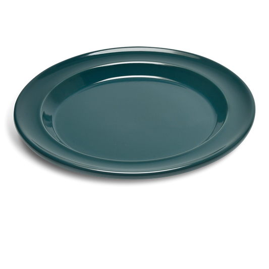 A TABLE Assiette Plate Bleu Feu Doux en céramique