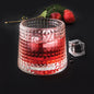 A TABLE Verre Set de 4 gobelets transparents à Whisky BLOSSOM