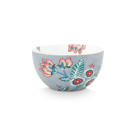 A TABLE Bol Flower Festival Bleu 12cm en porcelaine