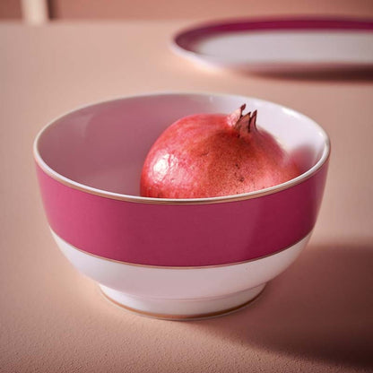A TABLE Bol Pip Chique Or-Rose en porcelaine 15cm