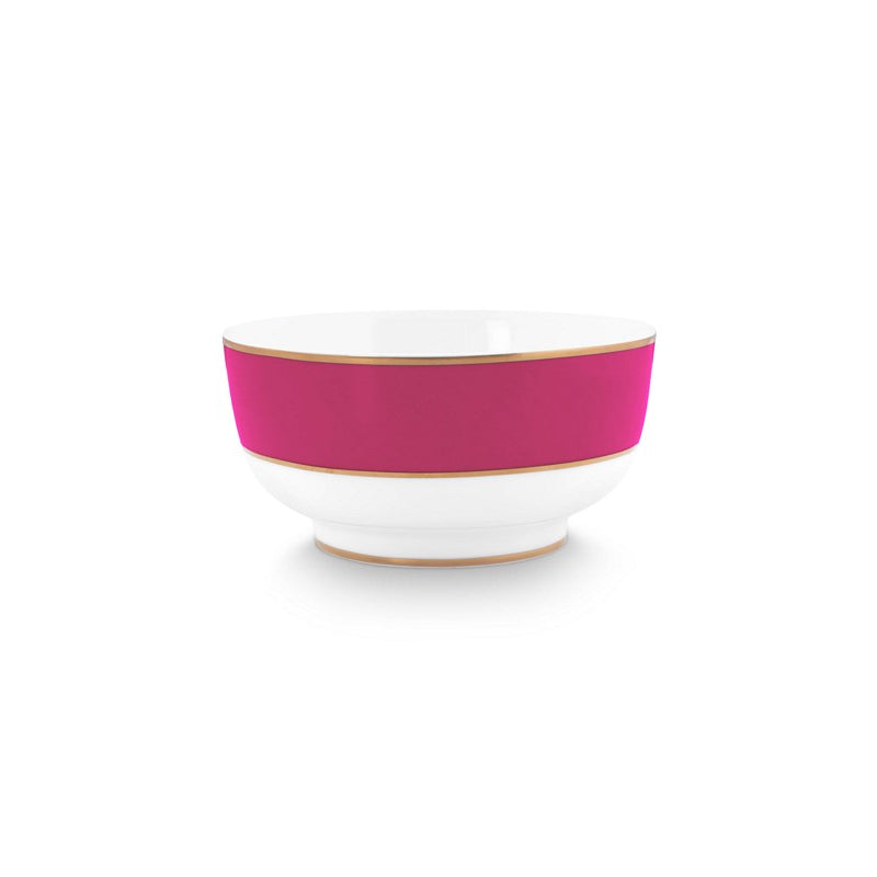 A TABLE Bol Pip Chique Or-Rose en porcelaine 15cm