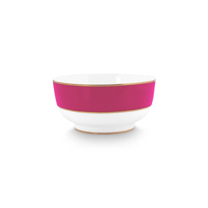 A TABLE Bol Pip Chique Or-Rose en porcelaine 15cm