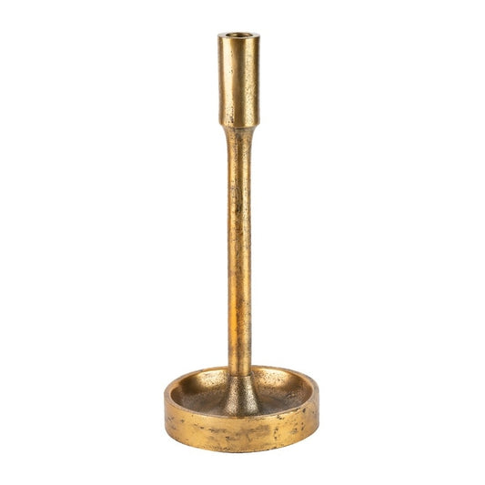 DECORATION Bougeoir TULSA ANTIQUE Or M en aluminium