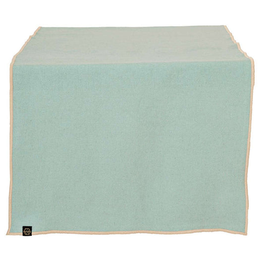 Chemin de table lin-coton 48x160 Céladon