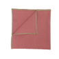 Serviette de table Bois de rose lin-coton 40x40