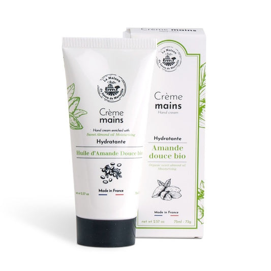 SALLE DE BAIN Crème mains Hydratante Amande douce Bio