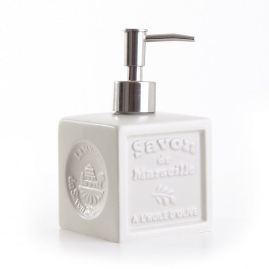 SALLE DE BAIN Distributeur Savon Cube Marseille Ivoire