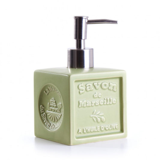 SALLE DE BAIN Distributeur Savon Cube Marseille Olive