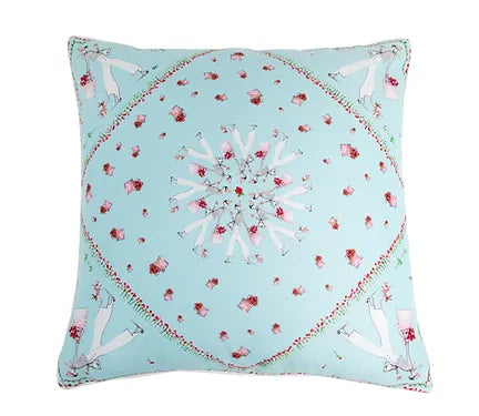 DECORATION Coussin La vie Fleurie 40x40