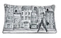 DECORATION Coussin complet Les Newyorkaises Noir&Blanc