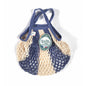 ACCESSOIRE Filet lavable Rayé Bleu Jean / écru poignée jean S