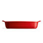 AU FOUR Grand plat rectangulaire Grand cru Rouge en céramique