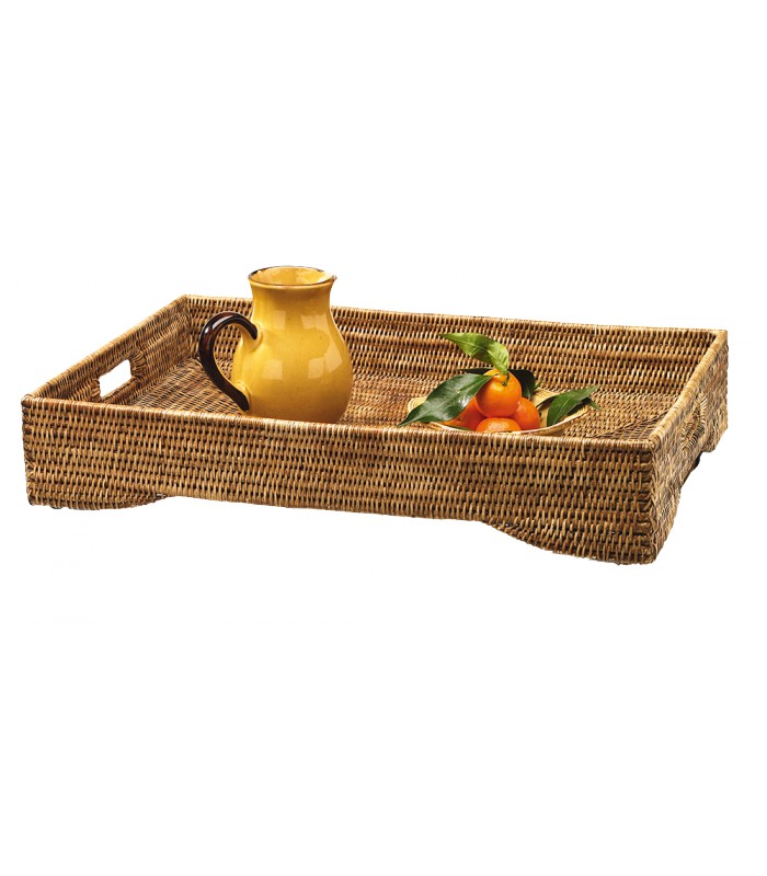 ACCESSOIRE Plateau Miel en rotin