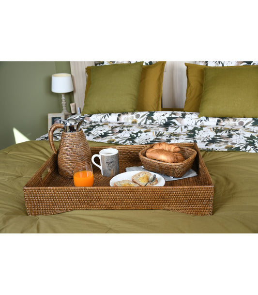 ACCESSOIRE Plateau Miel en rotin