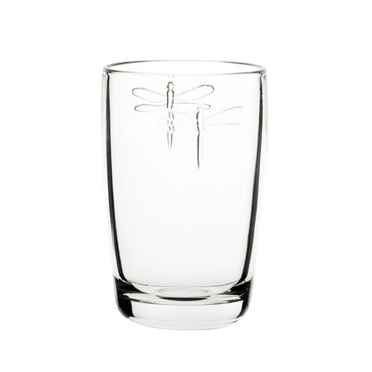 A TABLE Verre Set de 6 Long Drinks transparents LIBELLULES