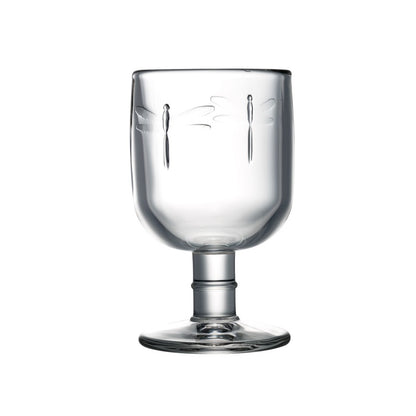 A TABLE Verre Set de 6 verres à pied transparents LIBELLULE