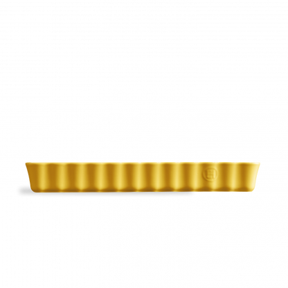 AU FOUR Long plat rectangulaire Jaune Provence en céramique