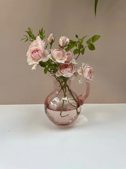 A TABLE Grande carafe Rosaline cristal de Bohême