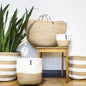 ACCESSOIRE Panier Kiondo Duo Blanc et marron L