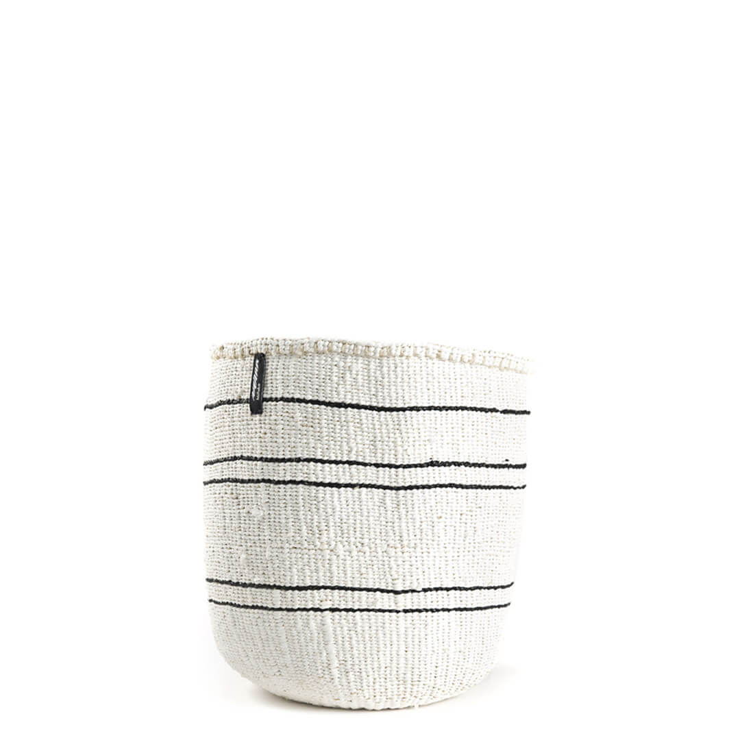 ACCESSOIRE Panier Kiondo Kenya  Blanc M