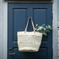 ACCESSOIRE Panier anses longues cuir Kenya Naturel