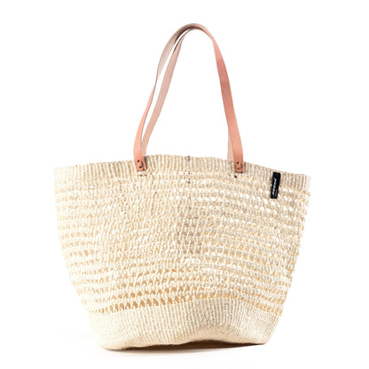 ACCESSOIRE Panier Kiondo Porté à l'épaule Tissage ouvert Naturel L